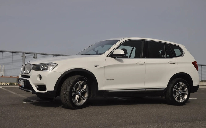 BMW X3 cena 91777 przebieg: 114456, rok produkcji 2017 z Wrocław małe 232